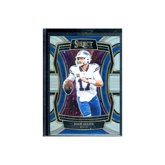 Josh Allen 2023 Panini Select Football Silver Phenomenon