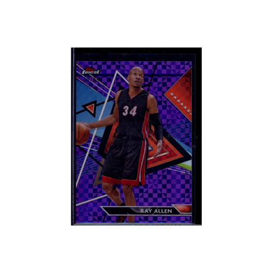 Ray Allen 2024 Topps Finest Basketball Purple Geometric /99