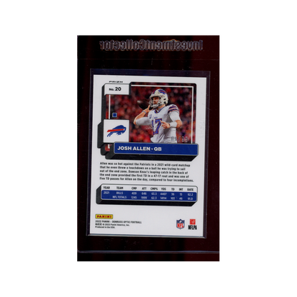 Josh Allen 2022 Panini Donruss Optic Football Red /99