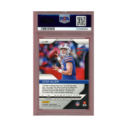 Josh Allen 2018 Panini Prizm Football Rookie PSA 10