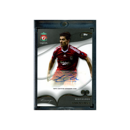 Xabi Alonso 2022-23 Topps Liverpool FC Lineage Auto