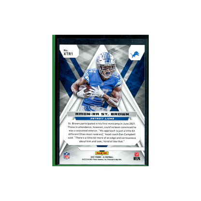 Amon-Ra St. Brown 2021 Panini Xr Football Xtreme Rookies Red /149