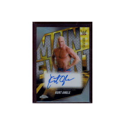 Kurt Angle 2025 Topps Chrome Main Event Auto /175