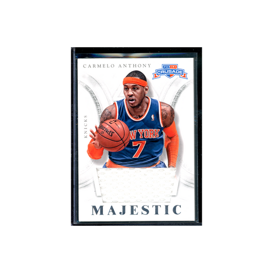 Carmelo Anthony 2012-13 Panini Crusade Basketball Majestic Patch