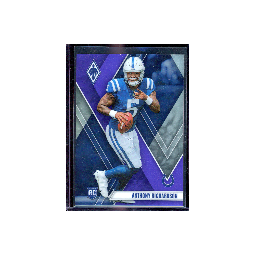 Anthony Richardson 2023 Panini Phoenix Football Purple Rookie /125