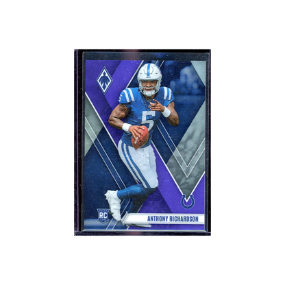 Anthony Richardson 2023 Panini Phoenix Football Purple Rookie /125