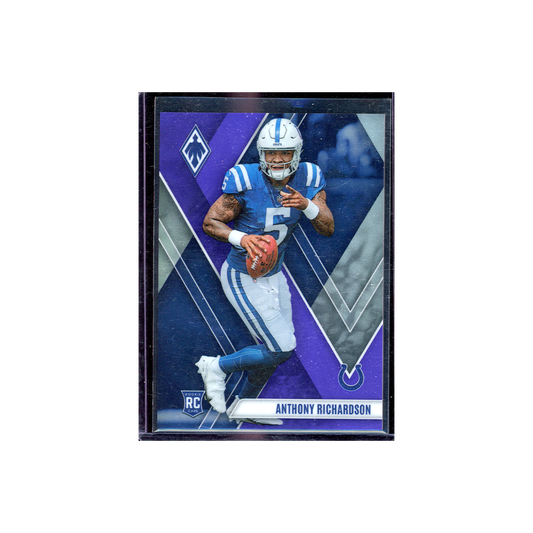 Anthony Richardson 2023 Panini Phoenix Football Purple Rookie /125