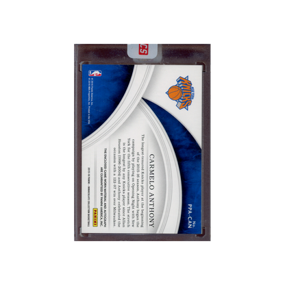 Carmelo Anthony 2015-16 Panini Immaculate Collection Basketball Patch Auto Gold /10
