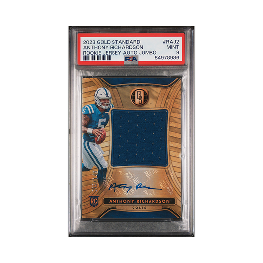 Anthony Richardson 2023 Panini Gold Standard Football RPA /149 PSA 9