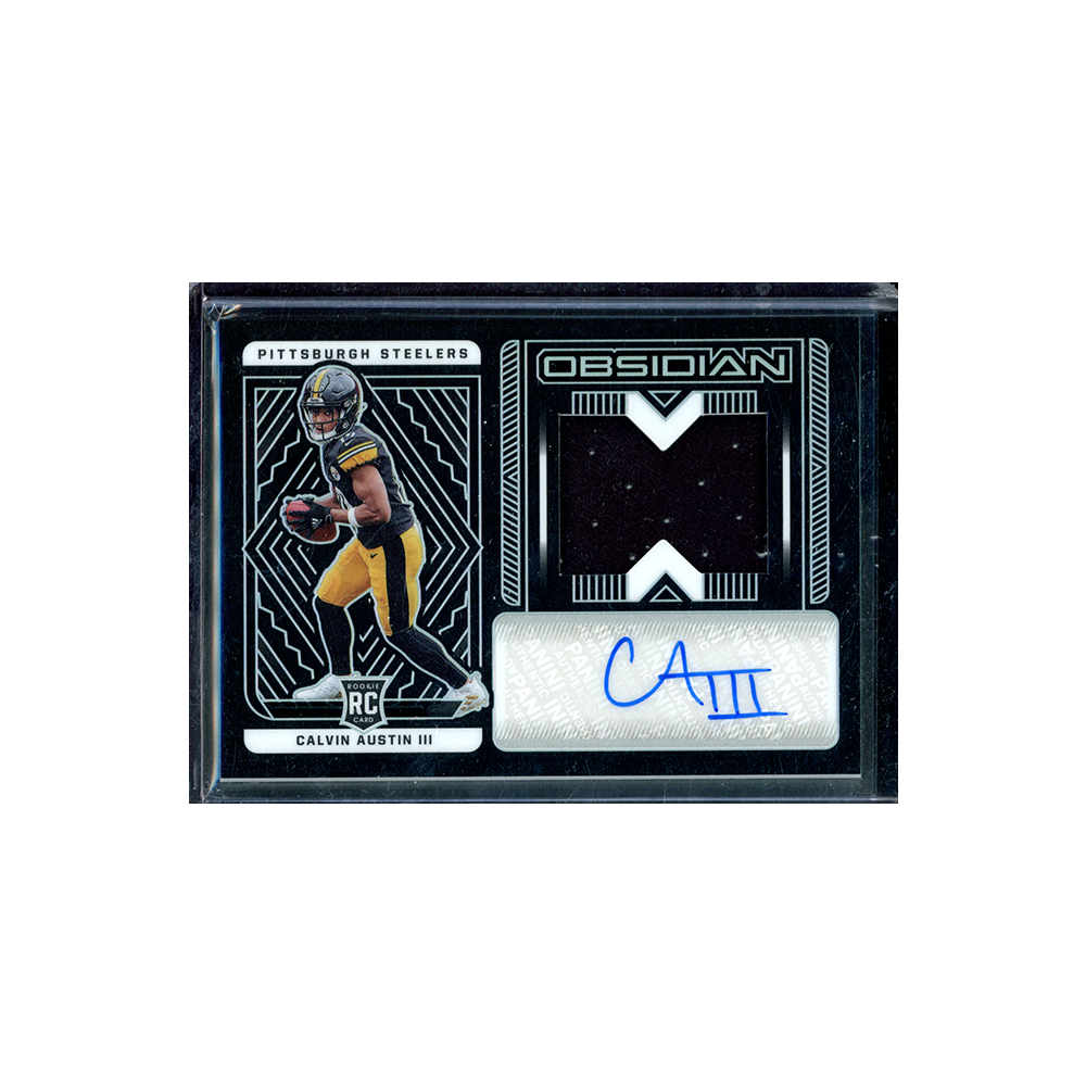 Calvin Austin 2022 Panini Obsidian Football RPA /175