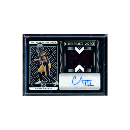 Calvin Austin 2022 Panini Obsidian Football RPA /175