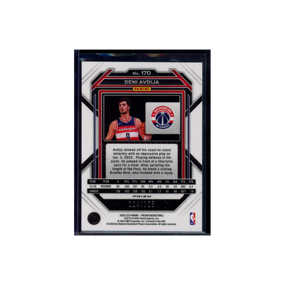 Deni Avdija 2022-23 Panini Prizm Basketball Blue Ice /125