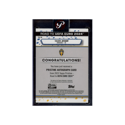 Yasin Ayari 2023 Topps Pristine National Debut Auto