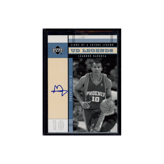 Leandro Barbosam2003-04 Upper Deck Legends Signs of a Future Auto