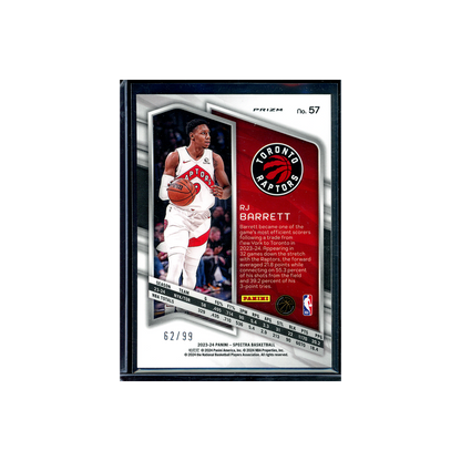 RJ Barrett 2023-24 Panini Spectra Basketball /99