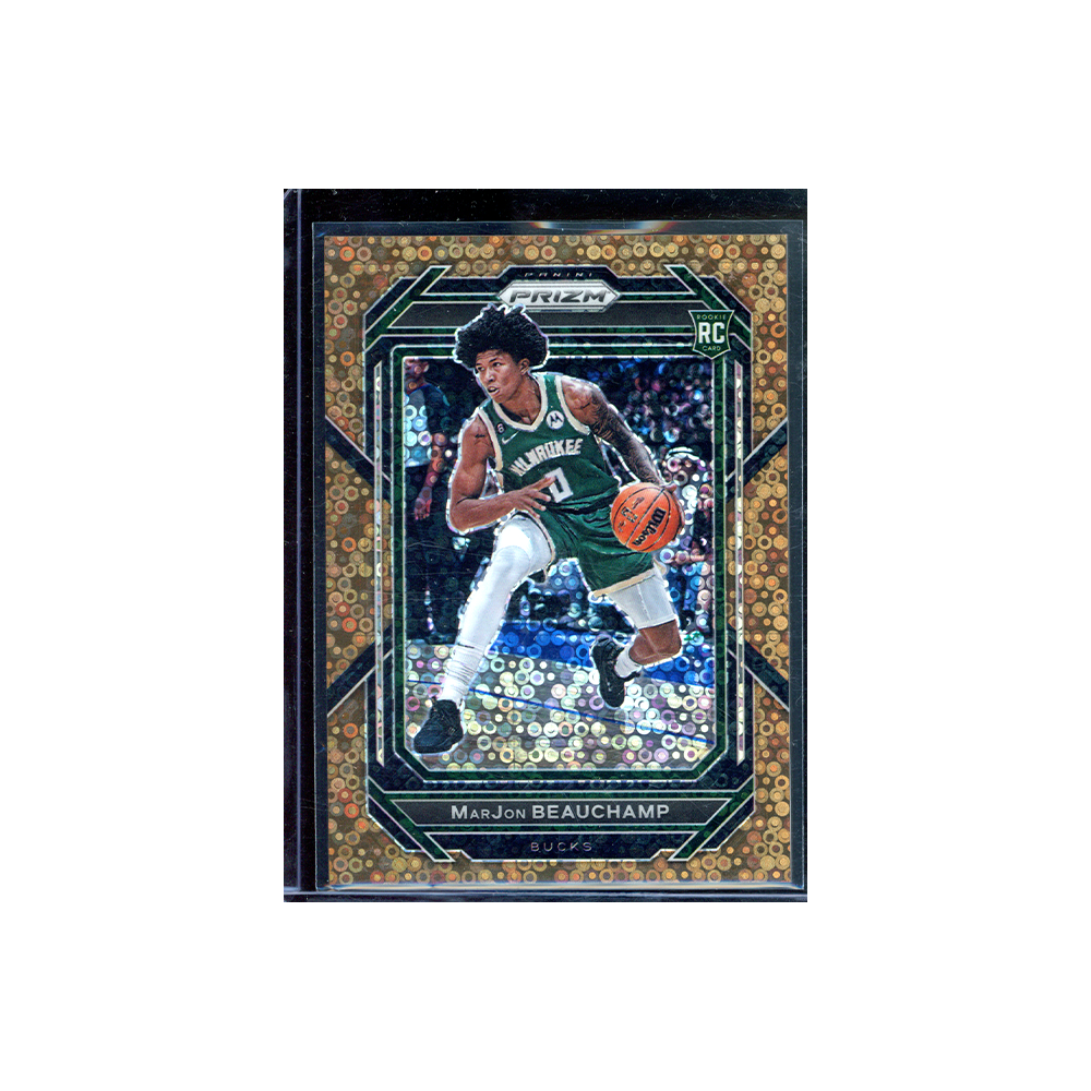 Marjon Beauchamp 2022-23 Panini Prizm Basketball Bronze Fast Break Prizm Rookie /20