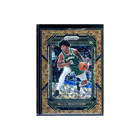 Marjon Beauchamp 2022-23 Panini Prizm Basketball Bronze Fast Break Prizm Rookie /20