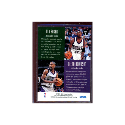 Baker / Robinson 1996 Hoops Basketball Head 2 Head