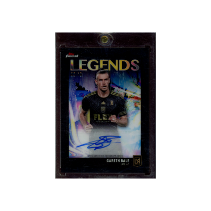 Gareth Bale 2024 Topps Finest MLS Legends Auto Black Refractor /10