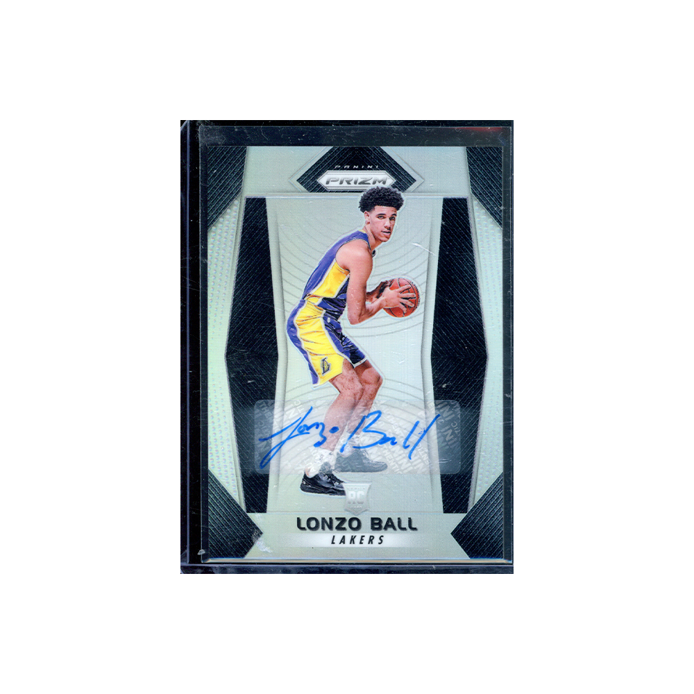 Lonzo Ball 2017-18 Panini Prizm Basketball Silver Prizm Rookie Auto