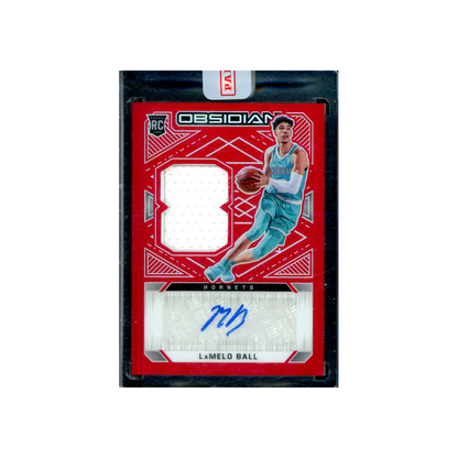 LaMelo Ball 2020-21 Panini Obsidian Basketball RPA Red