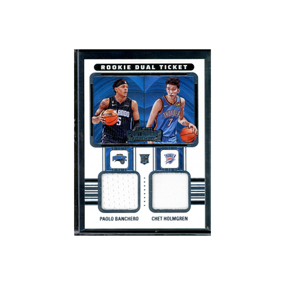 Banchero & Holmgren 2022-23 Panini Contenders Basketball Rookie Dual Ticket Patch