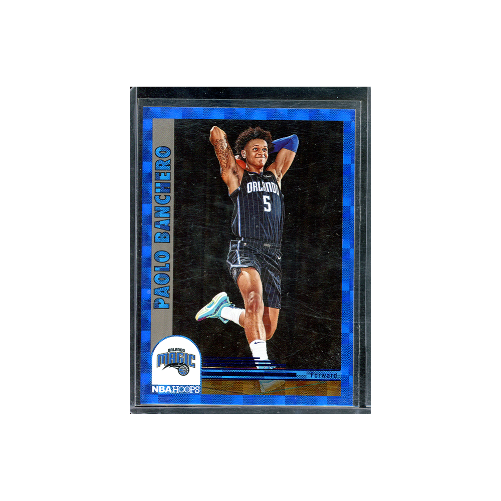 Paolo Banchero 2022-23 Panini Hoops Basketball Hyper Blue Tribute Rookie