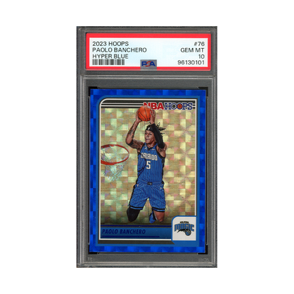 Paolo Banchero 2023-24 Panini Hoops Basketball Hyper Blue PSA 10