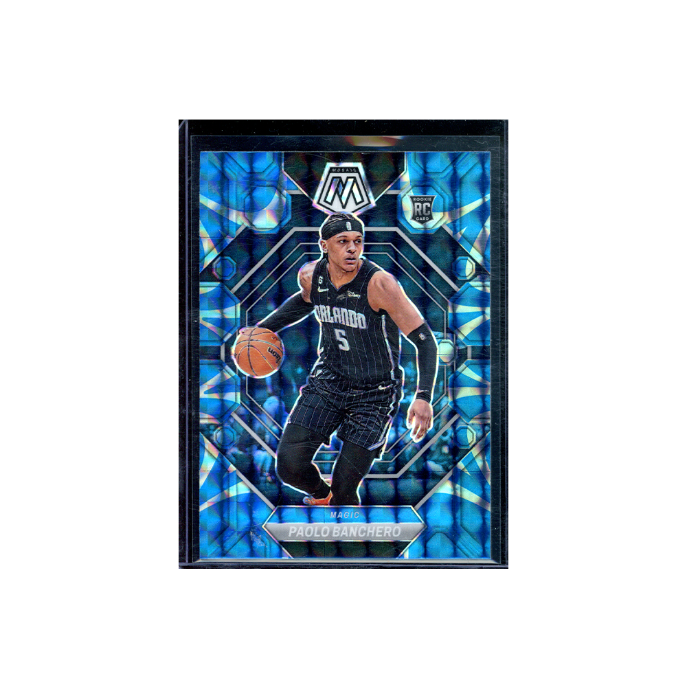 Paolo Banchero 2022-23 Panini Mosaic Basketball Blue Reactive Rookie