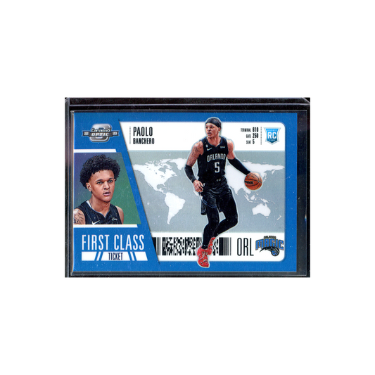 Paolo Banchero 2022-23 Panini Contenders Optic Basketball First Class Ticket Blue Rookie