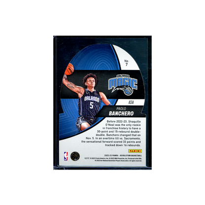 Paolo Banchero 2022-23 Panini Revolution Basketball Liftoff Die-Cut Rookie Asia