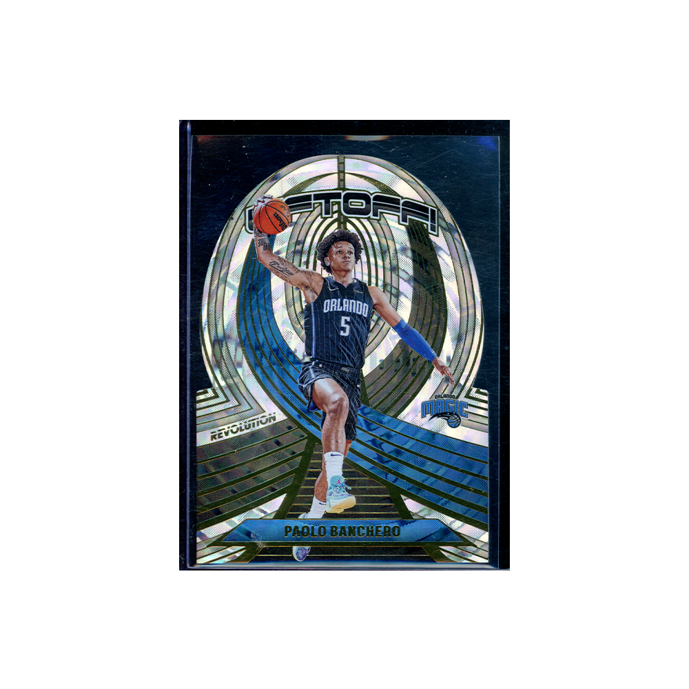 Paolo Banchero 2022-23 Panini Crown Royale Basketball Liftoff Die-Cut Fractal Rookie