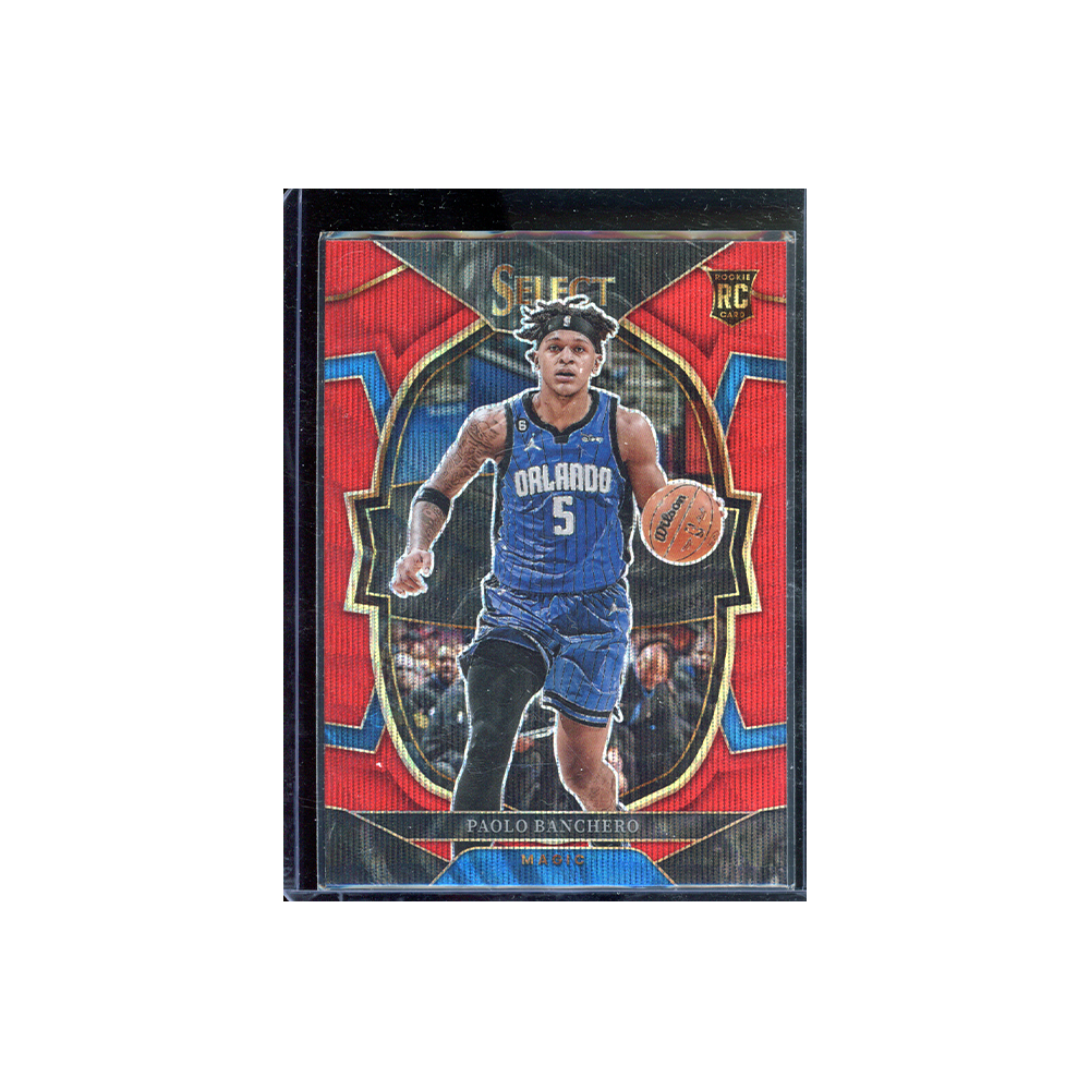 Paolo Banchero 2022-23 Panini Select Basketball Red Wave Rookie