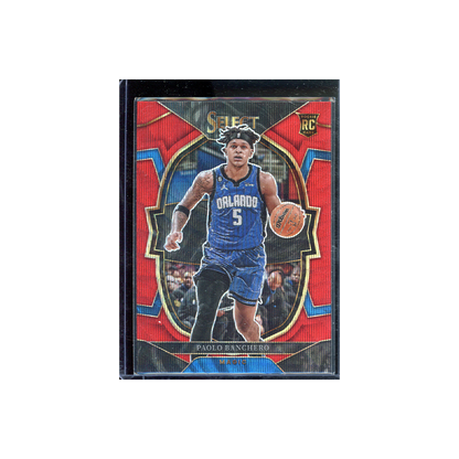 Paolo Banchero 2022-23 Panini Select Basketball Red Wave Rookie