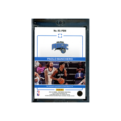 Paolo Banchero 2022-23 Panini Photogenic Basketball Rookie Auto Maze /25