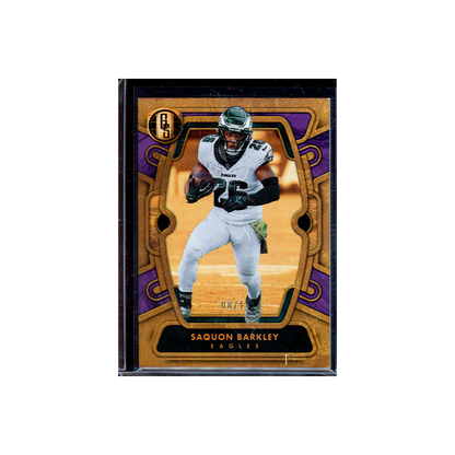 Saquon Barkley 2024 Panini Gold Standard Football Purple /14