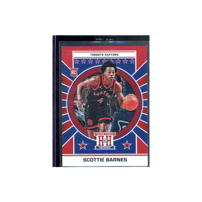 Scottie Barnes 2021-21 Panini Chronicles Hometown Heroes Basketball Rookie Red /149