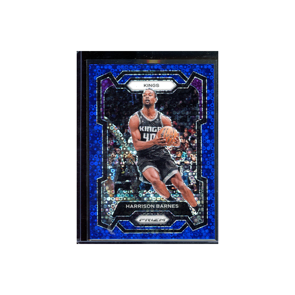 Harrison Barnes 2023-24 Panini Prizm Basketball Blue Fast Break Prizm /150