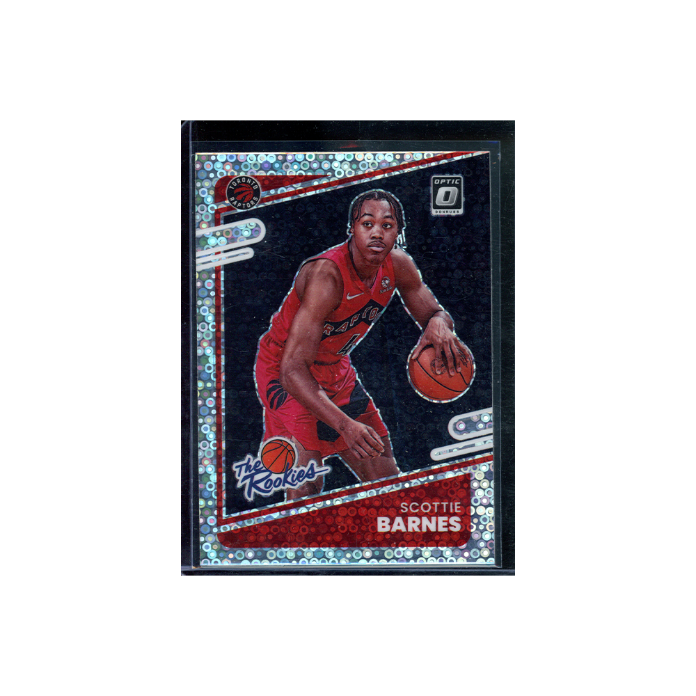 Scottie Barnes 2021-22 Panini Donruss Optic Basketball The Rookies Fast Break