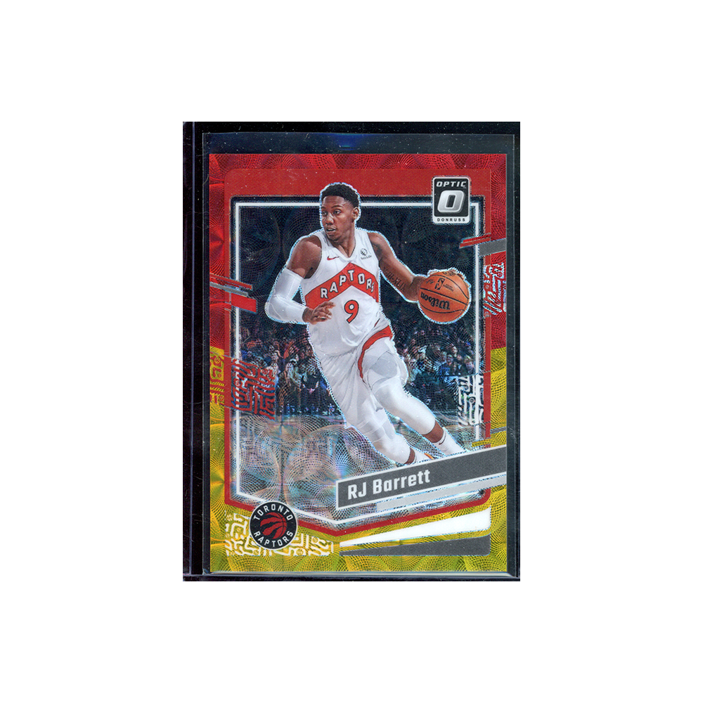 RJ Barrett 2023-24 Panini Donruss Optic Basketball Red Yellow Choice /99