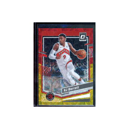 RJ Barrett 2023-24 Panini Donruss Optic Basketball Red Yellow Choice /99