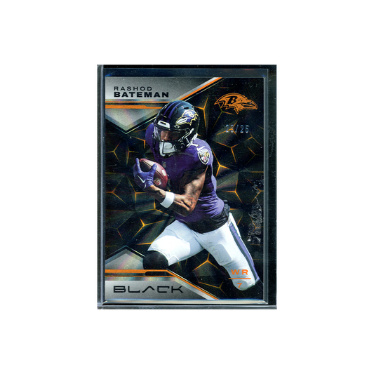 Rashod Bateman 2023 Panini Black Football /25