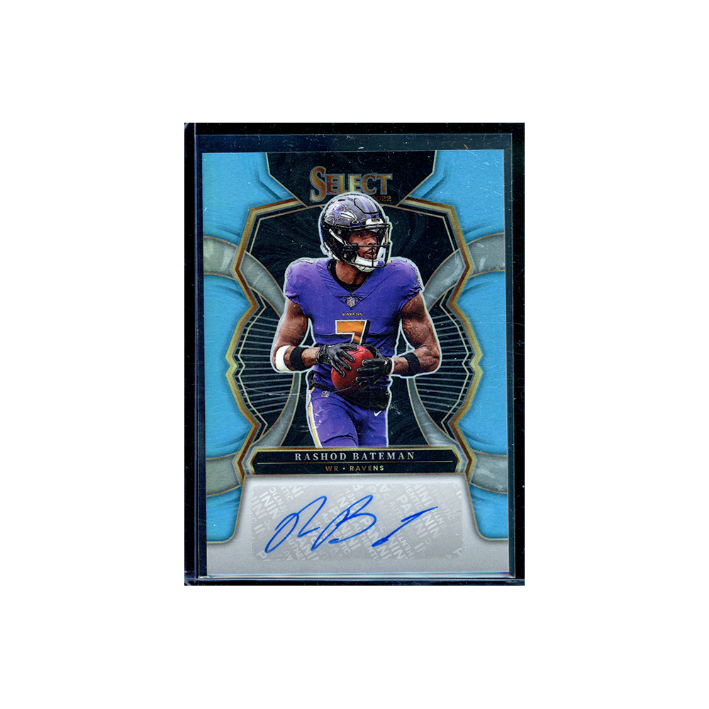 Radhod Bateman 2022 Panini Select Football Auto Blue /49