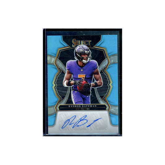 Radhod Bateman 2022 Panini Select Football Auto Blue /49