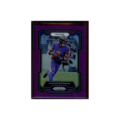 Rashod Bateman 2023 Panini Prizm Football Purple /125