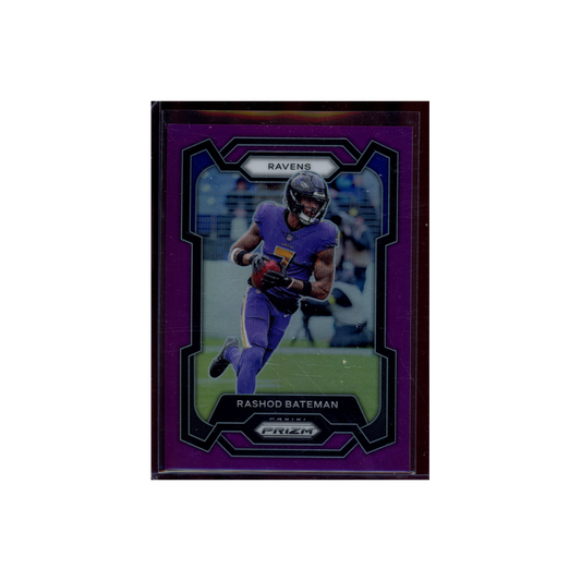 Rashod Bateman 2023 Panini Prizm Football Purple /125