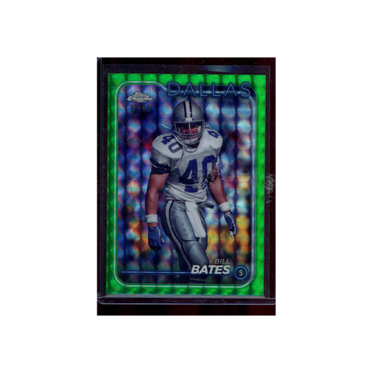 Bill Bates 2024 Topps Chrome Football Green /99