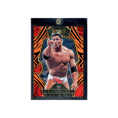 Batista 2023 Panini Select WWE Premier Level Tiger Stripe #148