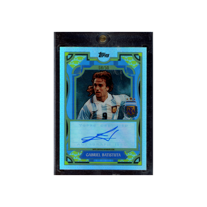 Gabriel Batistuta 2024 Topps Team Set Argentine Tango Auto /50