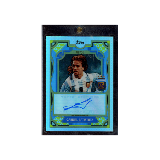 Gabriel Batistuta 2024 Topps Team Set Argentine Tango Auto /50